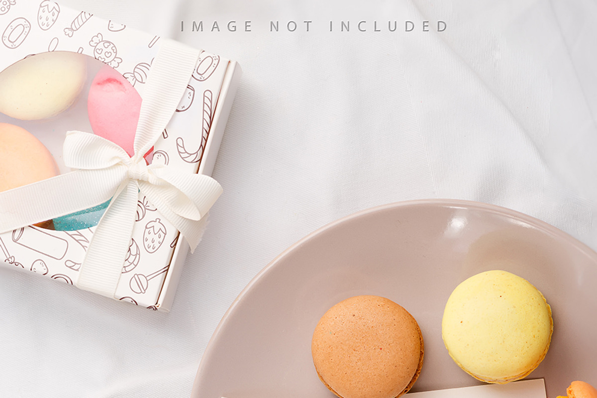 French Macarons mockup, a Product Mockup by YuMyart (Photo 3 of 10)