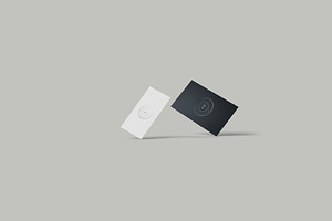 Spot UV Business Card Mockup - Stand