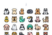 30 Animal Avatar Icon set, an Outline Icon by Just Icon (Thumbnail 2 of 3)