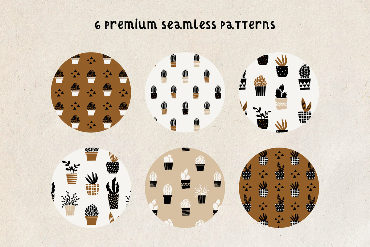 Potted Plants | Patterns & Extras, an Illustration by Studio Fevrier (Photo 2 of 10)