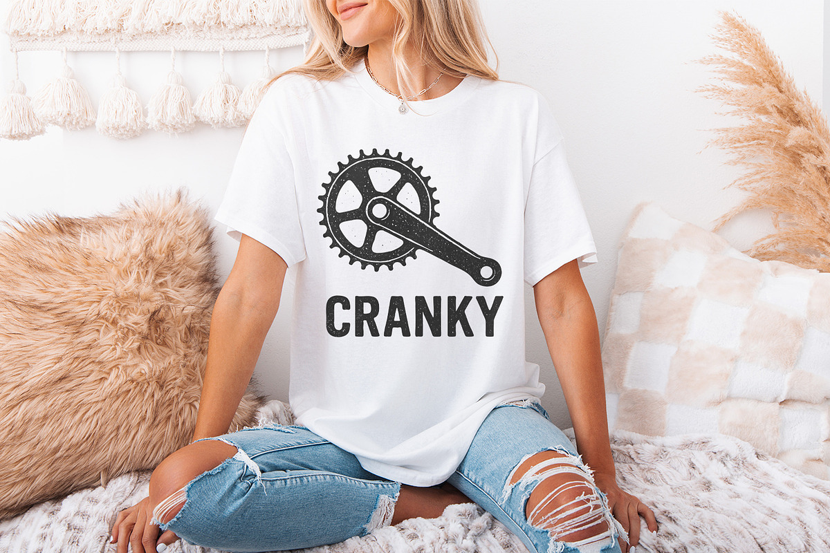 Cranky PNG, Funny Cycling Shirt, an Illustration by SharpMarketplace (Photo 2 of 9)