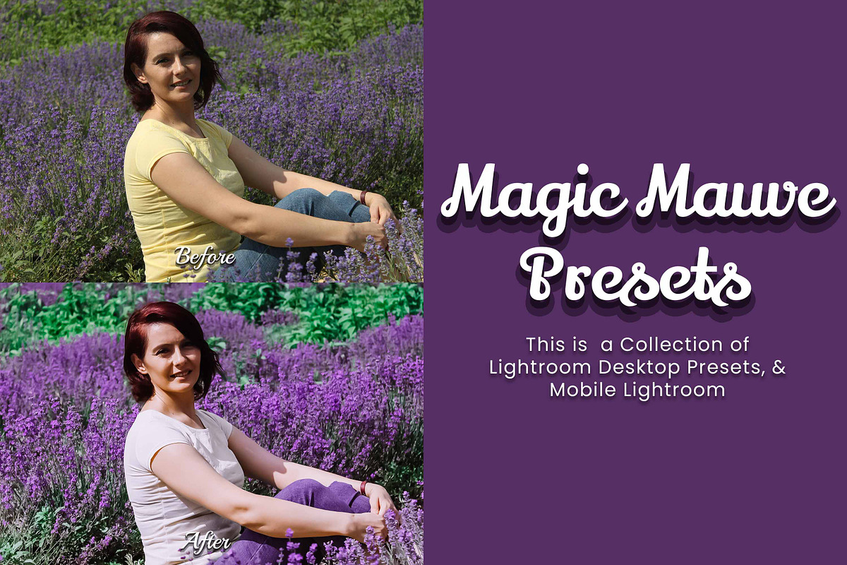 30 Magic Mauve Lightroom Collection, a Preset Add-On by 3Motional (Photo 6 of 11)