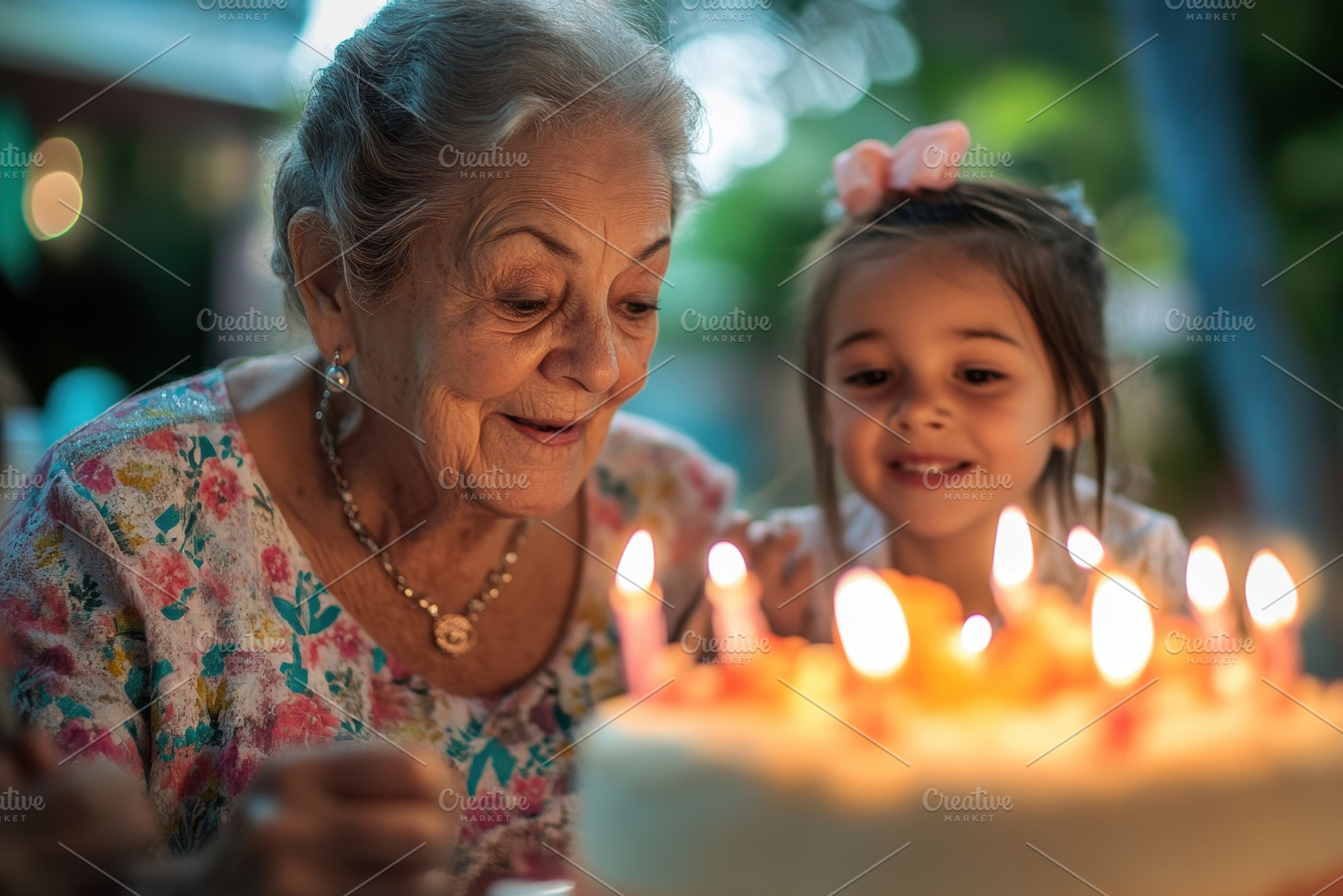 Celebrating grandma's birthday with, a Photo by Iftikhar Alam