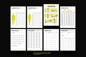 MAX Editable Fitness Planners