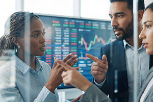 Business professionals stock market, a Business Photo by Shootdiem