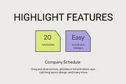 Company Schedule Keynote, a Presentation Template by Loin Studio (Thumbnail 2 of 4)