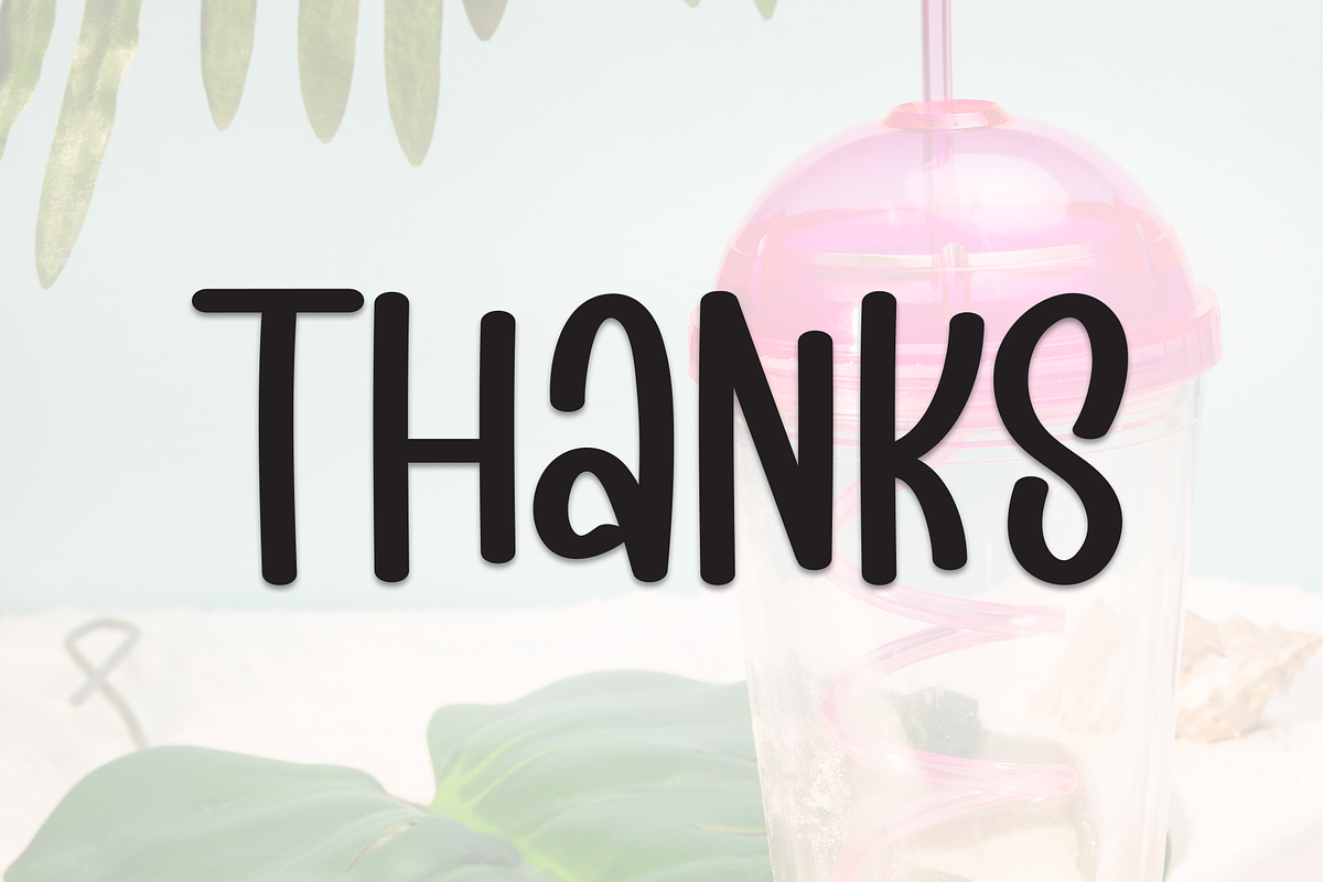 Summer Tumbler | Script Font, a Script Font by Scratchones (Photo 8 of 8)