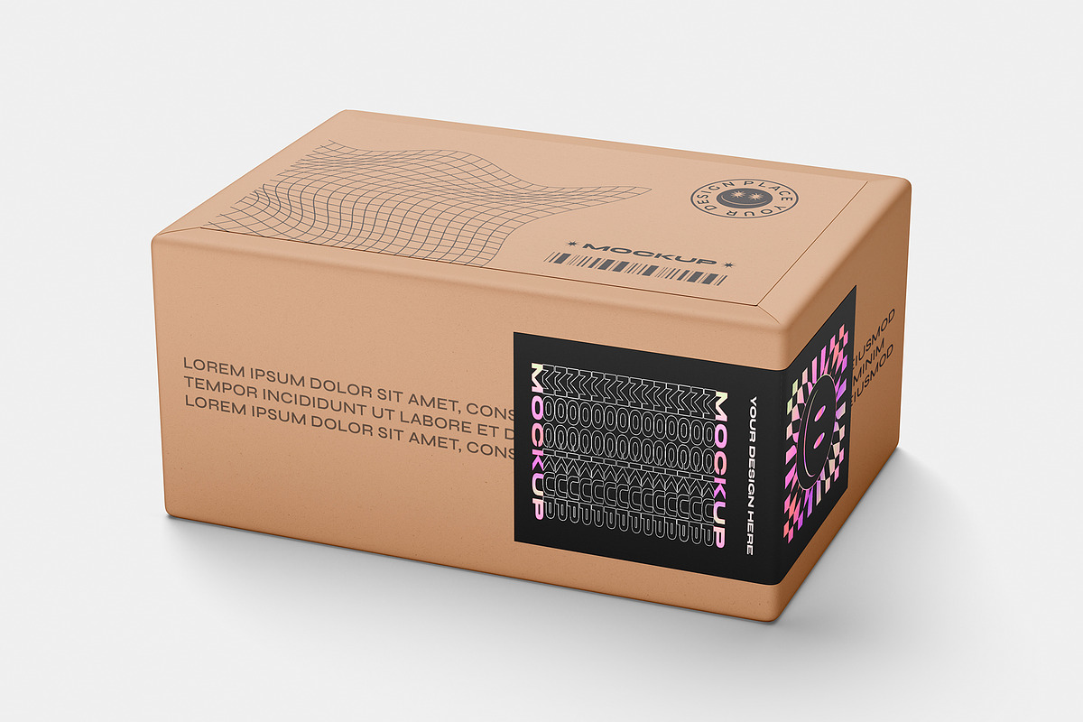 Adhesive Sealing Labels Mockup Set, a Packaging Mockup by ForgeDesign (Photo 8 of 10)