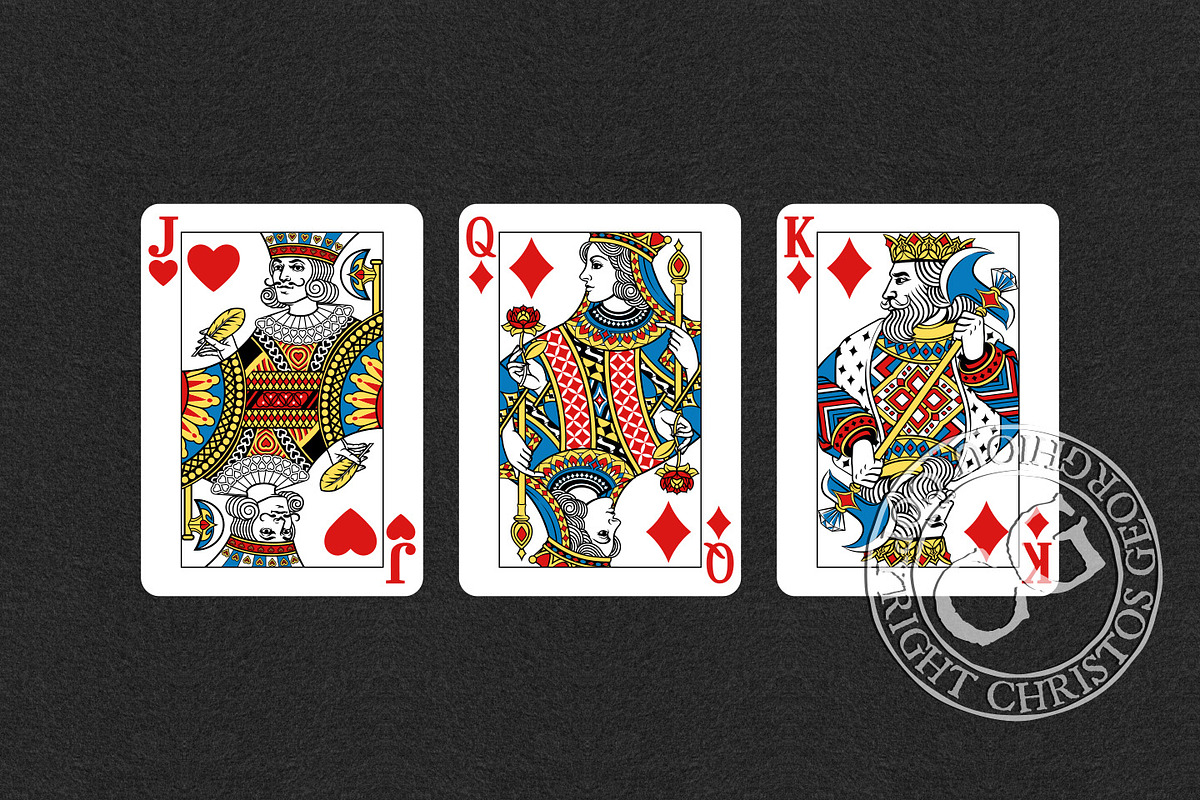 Playing Cards Vintage Deck Design, an Object Illustration by Christos Georghiou (Photo 4 of 10)