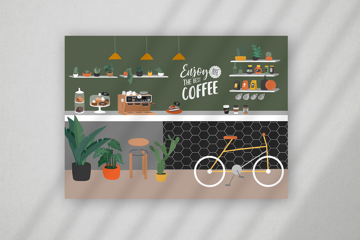 Enjoy Coffee. Collection, a Food Illustration by Merfin (Photo 9 of 9)