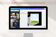Boho Social Media Templates Canva, a Social Media Template by Boltik Studio (Thumbnail 8 of 9)