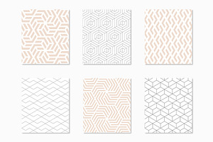 18 Geometric Seamless Patterns