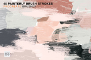 45 Procreate Painterly Brush Stamps, a Brush Add-On by CC CREATIVE CO (Thumbnail 2 of 15)