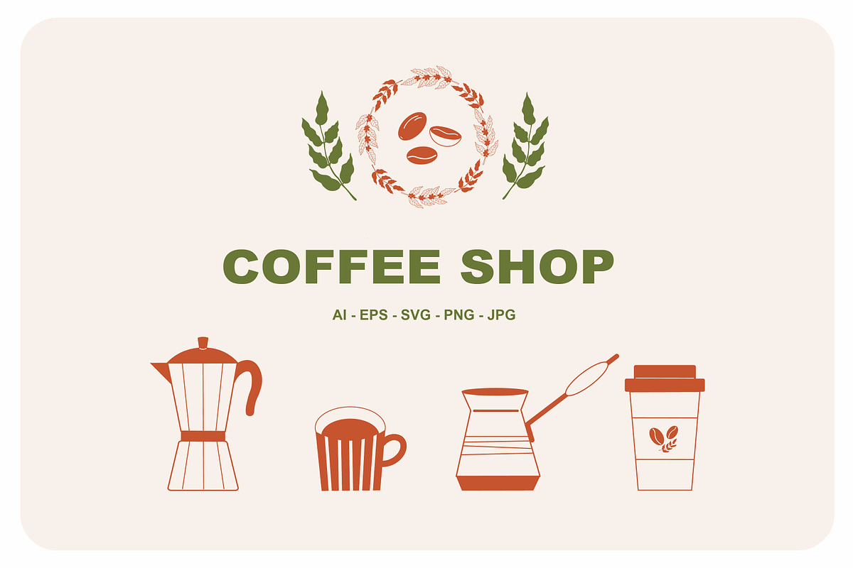 Coffee vector illustration, a Graphic by Oxi An illustrator (Photo 1 of 8)