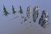 Landscape Set - Game Ready Assets, a Plants & Tree 3D Model by sebvhe (Thumbnail 1 of 4)