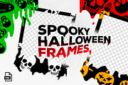 Spooky Halloween Social Media Frames, an Object Graphic by Layerform Design Co. (Thumbnail 1 of 4)