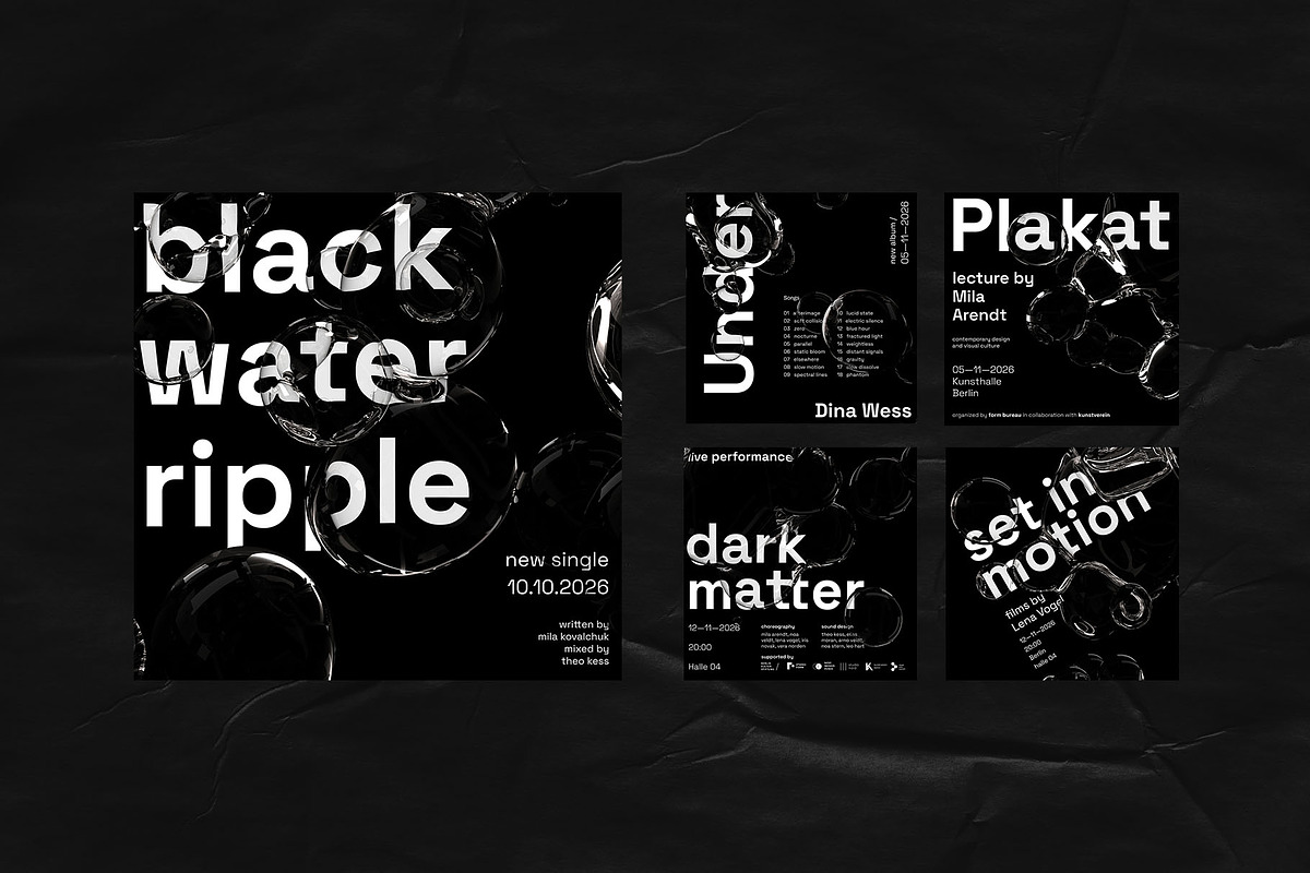 Iiquid Poster Templates, a Poster Template by Inartflow (Photo 9 of 16)