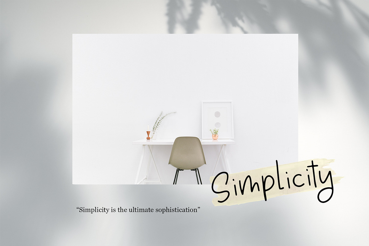Simplicity - Handwritten Font preview 2