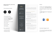 Stylish Resume Design Template, a Resume Template by GraphicFlava (Thumbnail 1 of 8)