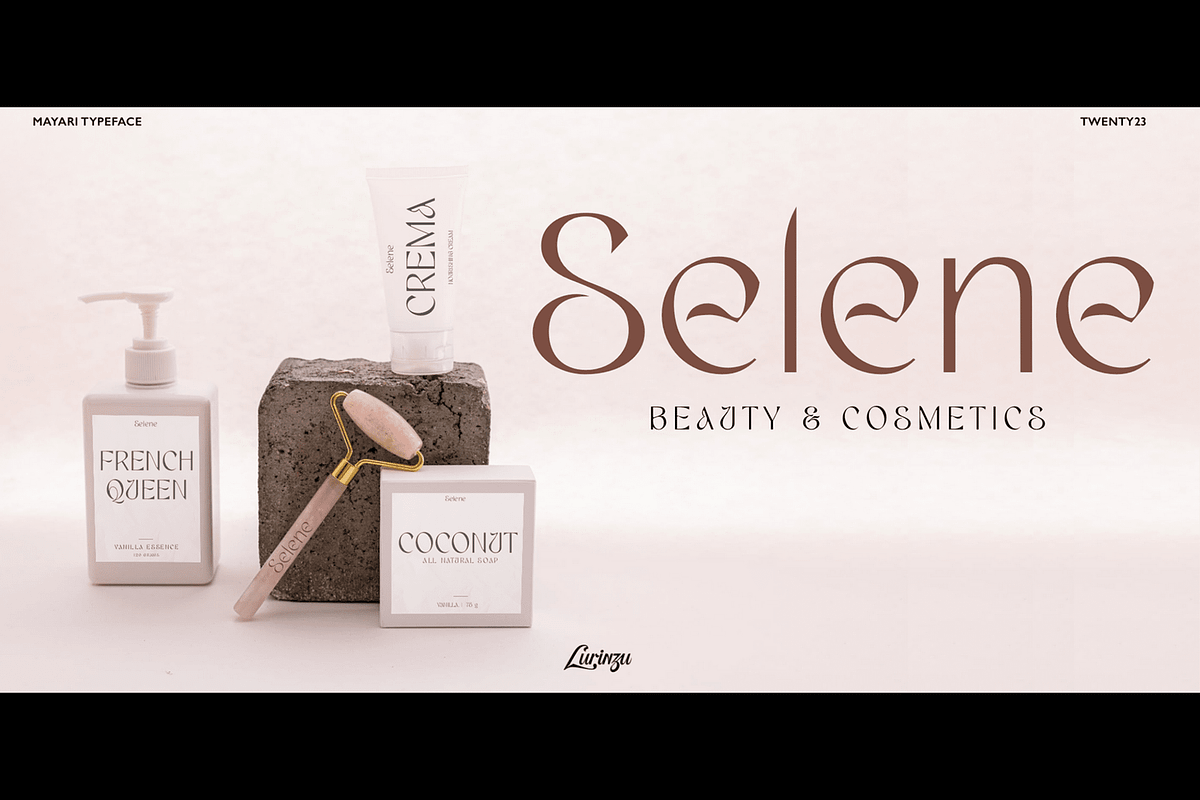 Mayari - Expressive elegant Typeface, a Sans Serif Font by Lurinzu Studios (Photo 4 of 4)