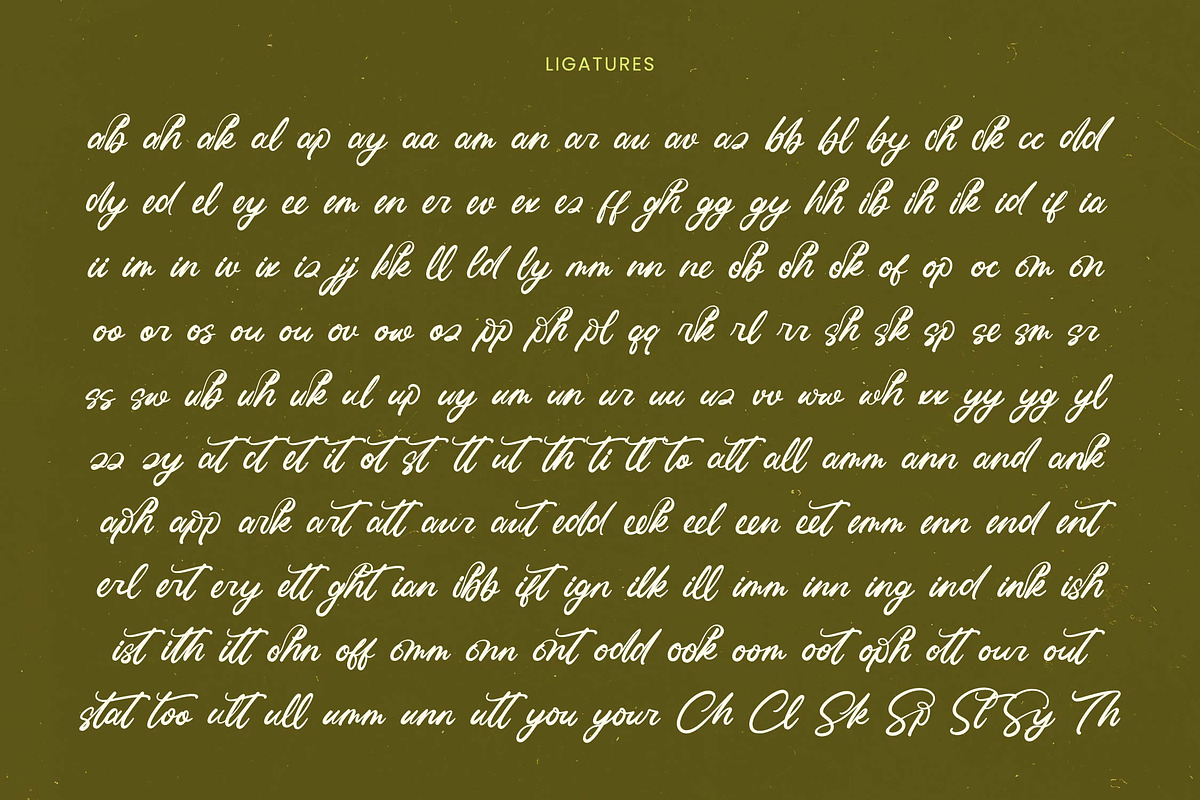 Omanik Chinta Bold Handwritten Font, a Script Font by Letterena Studios Script (Photo 19 of 20)
