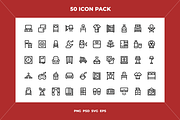 Bedroom icons, an Outline Icon by Wencory (Thumbnail 1 of 2)