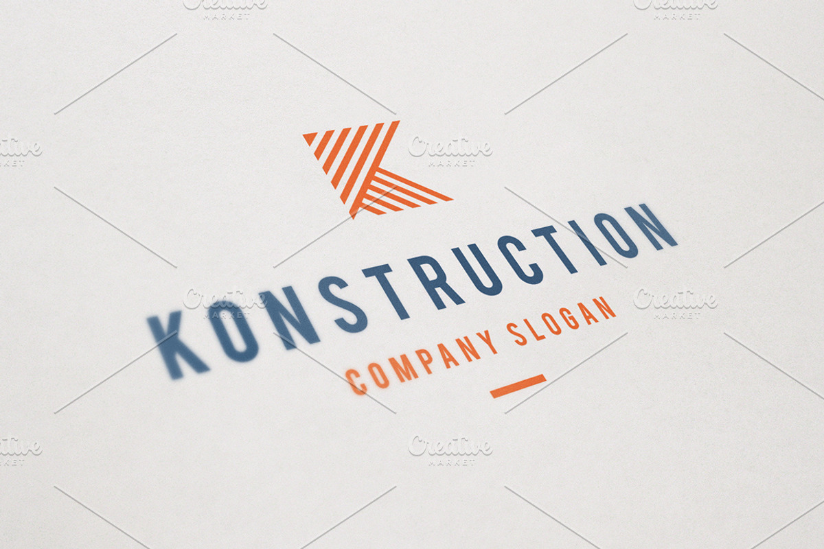 Konstruction Logo - Letter K Logo, a Branding & Logo Template by Vepix (Photo 1 of 6)