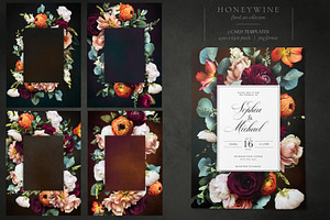 Honeywine Floral Art Collection