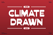 CS Climate Drawn, a Sans Serif Font by Craft Supply Co. (Thumbnail 1 of 8)