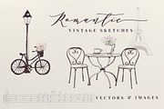 Romantic Vintage Sketches, an Illustration by Friendly Label (Thumbnail 1 of 5)