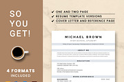 High School Student Resume Template, a Resume Template by ResumeInventor (Thumbnail 8 of 9)