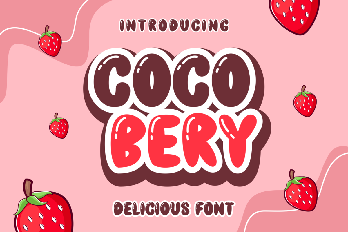 Coco Bery Font, a Handwritten Font by Onotype (Photo 1 of 5)