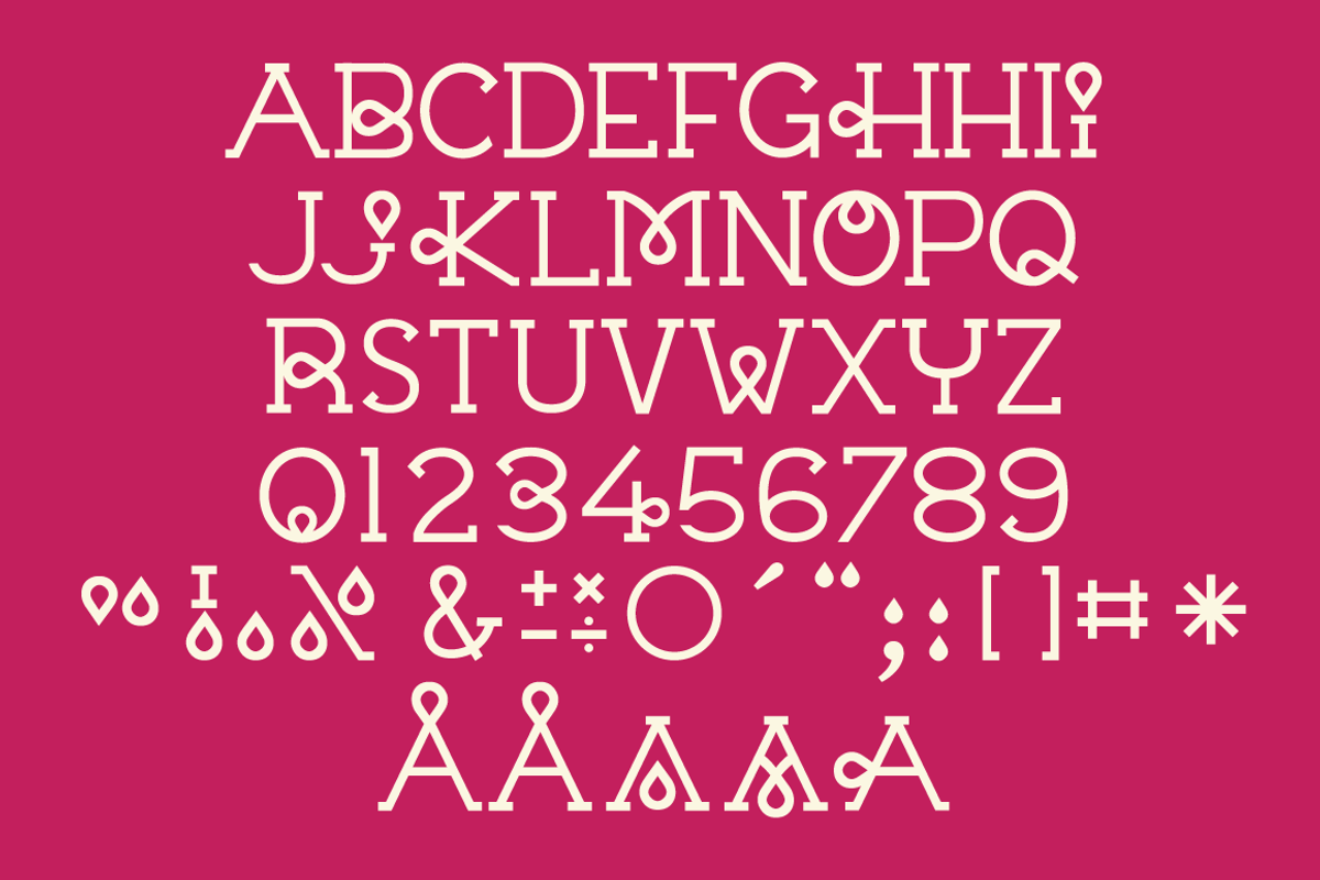 Vector Typeface: Chloe