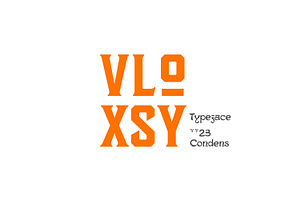 VLOXSY Typeface
