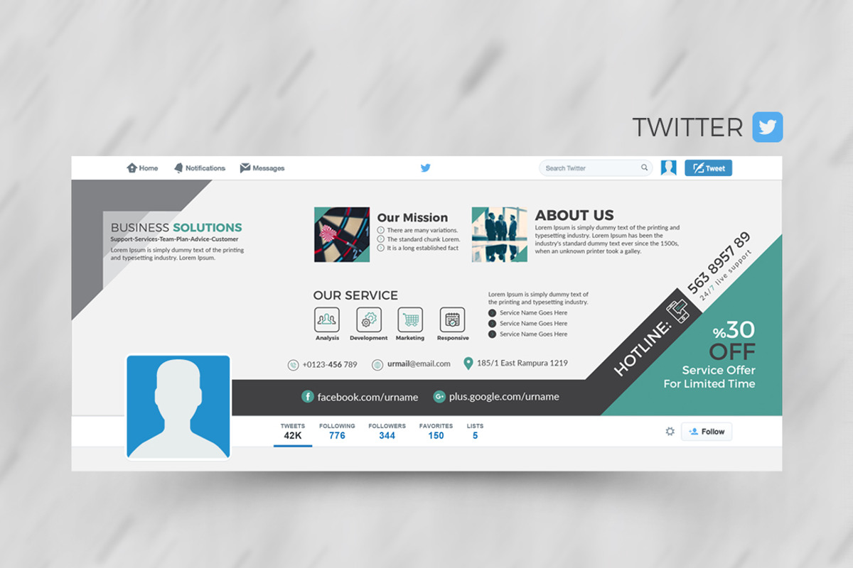 Business Social Media Covers, a Social Media Template by MRI STUDIO (Photo 5 of 7)