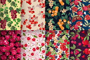 Pattern of Fruits and Berries, a Pattern Graphic by artdemidova (Thumbnail 1 of 9)