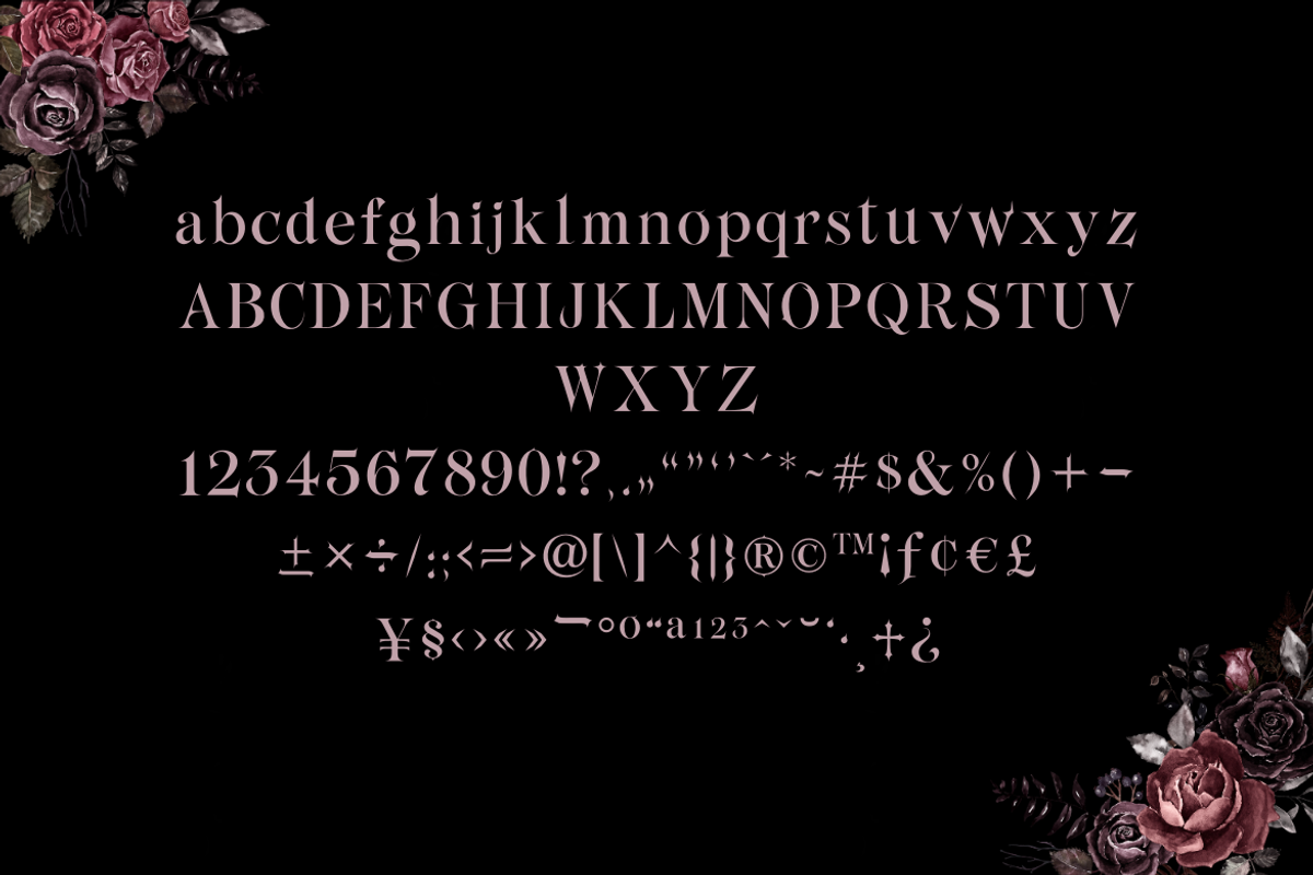 Thornelia — Modern Gothic Serif Font, a Serif Font by Creacy Studio (Photo 2 of 10)