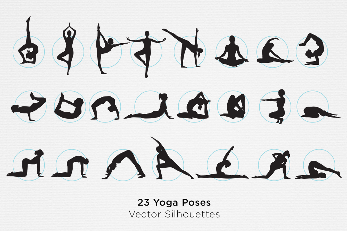 Yoga Collection, a Healthcare Illustration by morninglight (Photo 4 of 8)