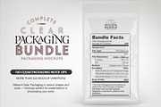 BUNDLE: Clear Packaging Mockups, a Cups & Container Mockup by INCDesign (Thumbnail 2 of 11)