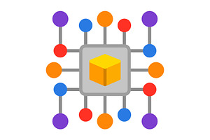 Cube Flat Icon, an Icon by Pexelpy