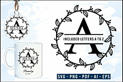 Monogram Keychain SVG, Split Letter, an Illustration by D2PUTRI (Thumbnail 2 of 2)