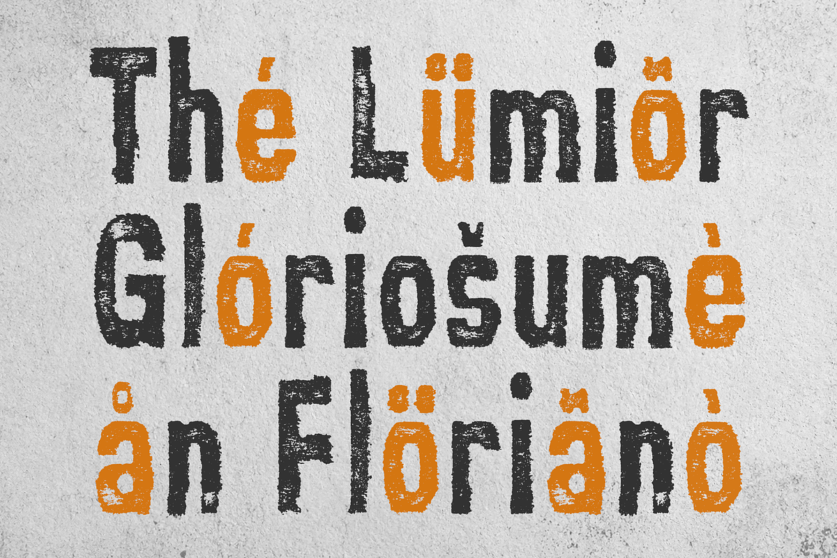 Inkdust - Distressed Vintage Sans, a Sans Serif Font by Typia Nesia (Photo 7 of 9)