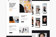 Werk UIKit 110 modern website layout, an UI Kit Template by Creative Perspective (Thumbnail 8 of 10)