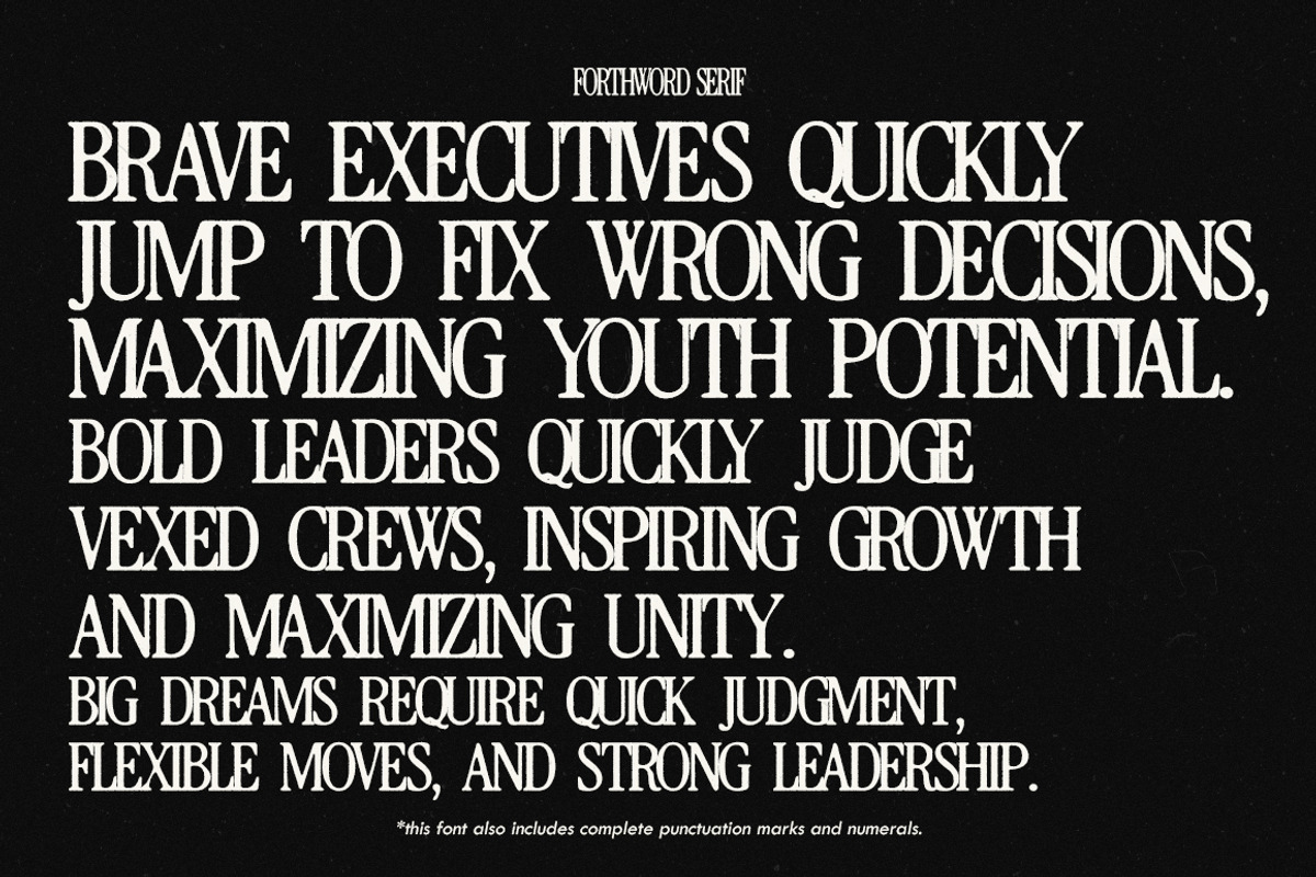 Forthword Signature & Serif, a Serif Font by The Branded Quotes (Photo 9 of 11)