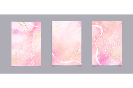 Rose pink liquid watercolor, a Decorative Illustration by Simple Patterns