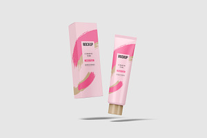 Cosmetic tube-mockup, a Packaging Mockup by Kenrichi