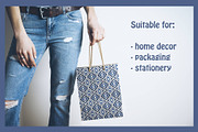 Indigo seamless patterns, a Pattern Graphic by Wild Rose (Thumbnail 3 of 5)