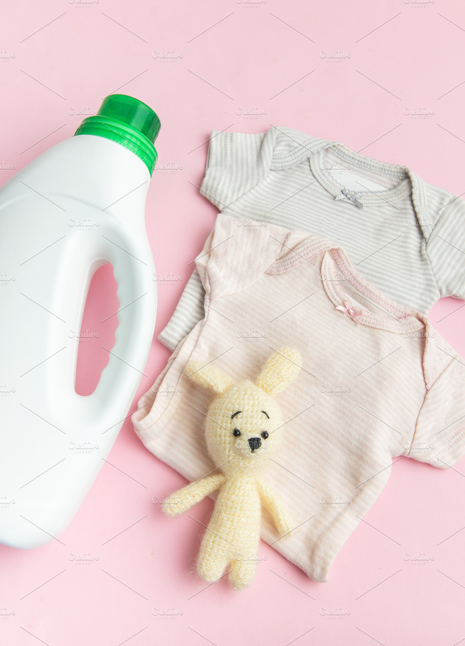 Baby clothes detergent bottle for delicate laundry, an Industrial Photo by Olena Rudo
