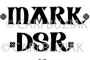 CELTIC FONT - Aon Stout, a Script Font by AonCelticArt (Thumbnail 3 of 5)