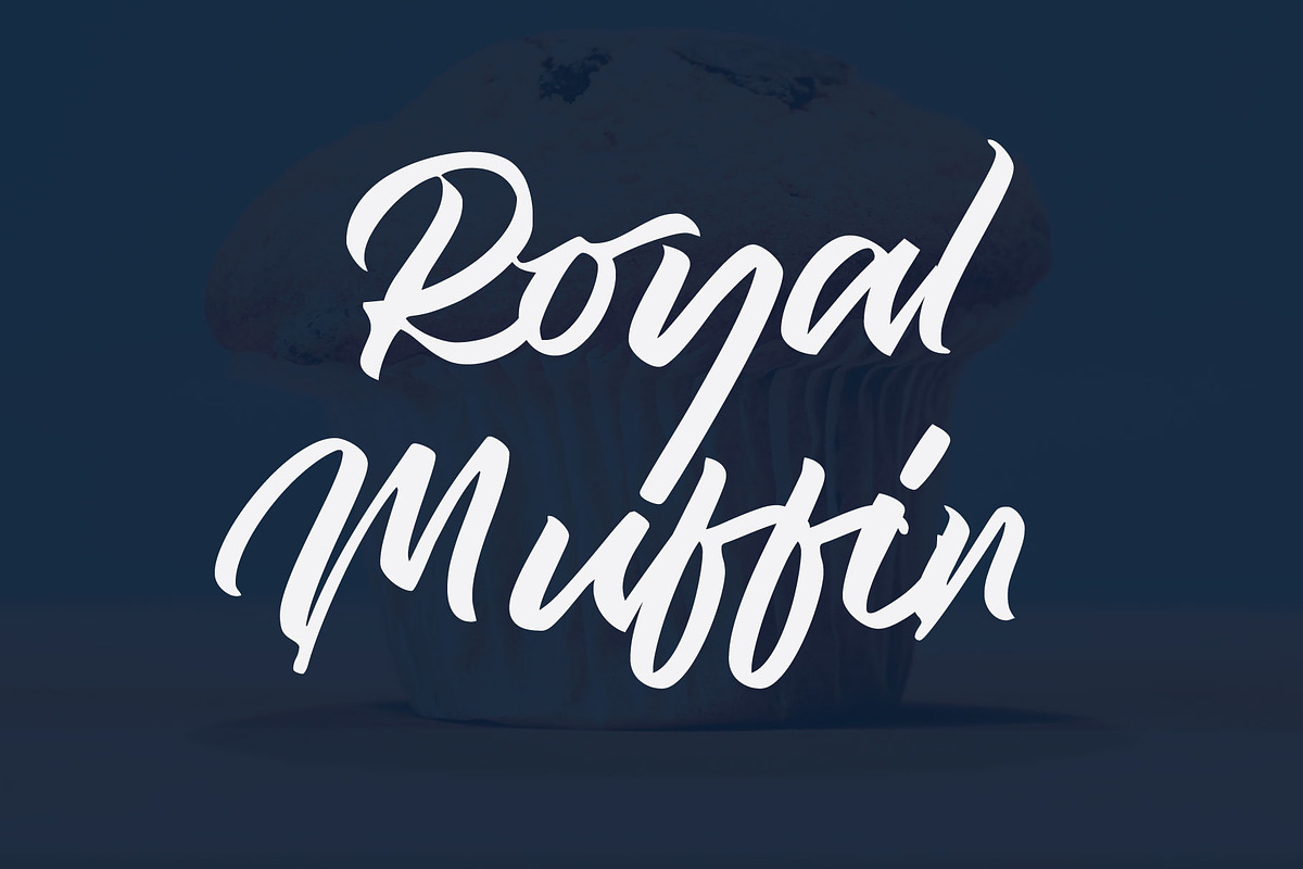 Royal Muffin, a Script Font by Gittype (Photo 1 of 14)